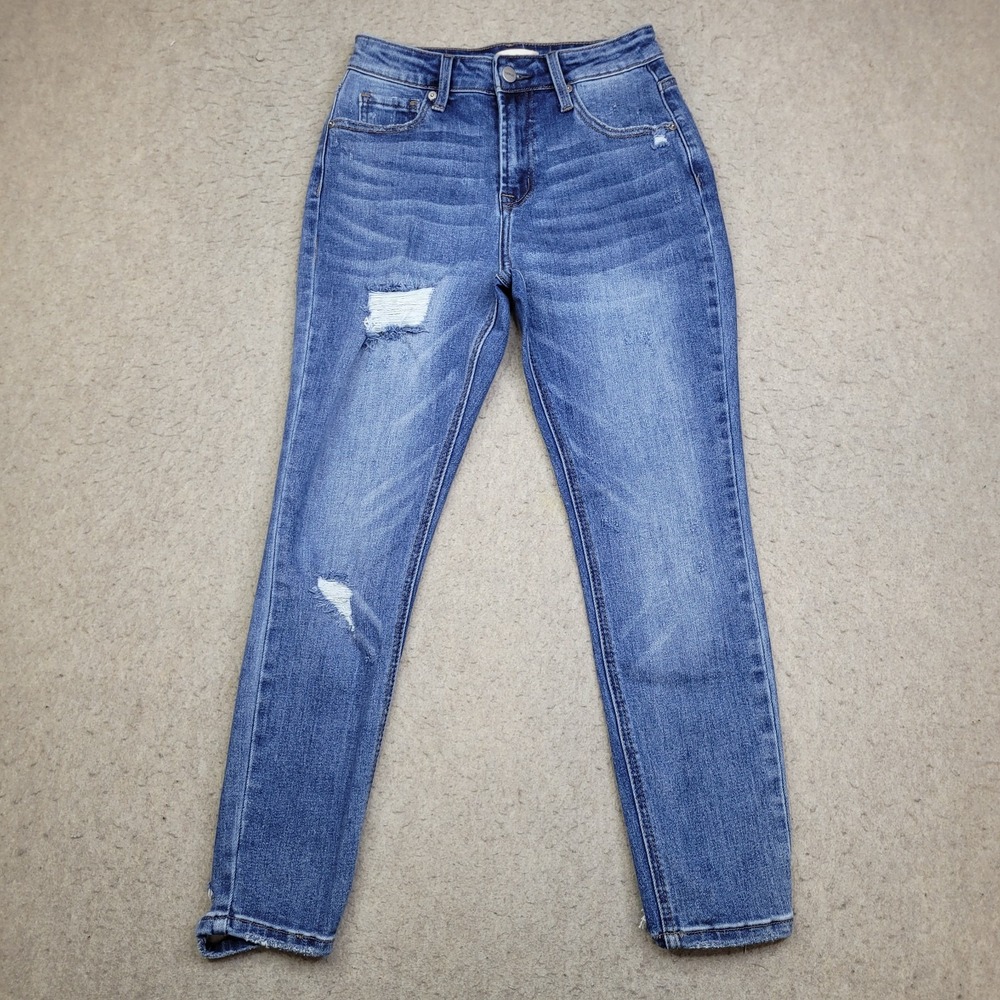 Altard‎ State Jeans Womens 26 Blue Light Wash Distressed High Rise Stretch